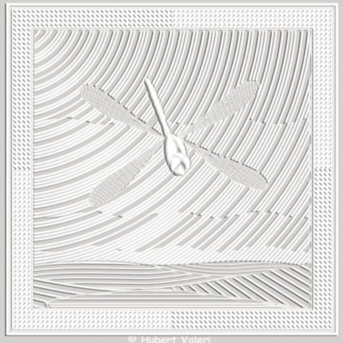 Boutis : Carré demoiselle (± 41 cm *41 cm)