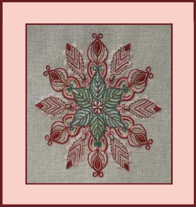 Kit de broderie traditionnelle : ETOILE DES SONGES de Sophie Delhomme