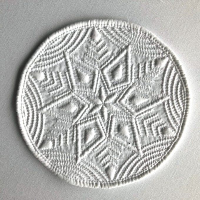 Boutis : Etoile des neiges d'Hubert Valeri