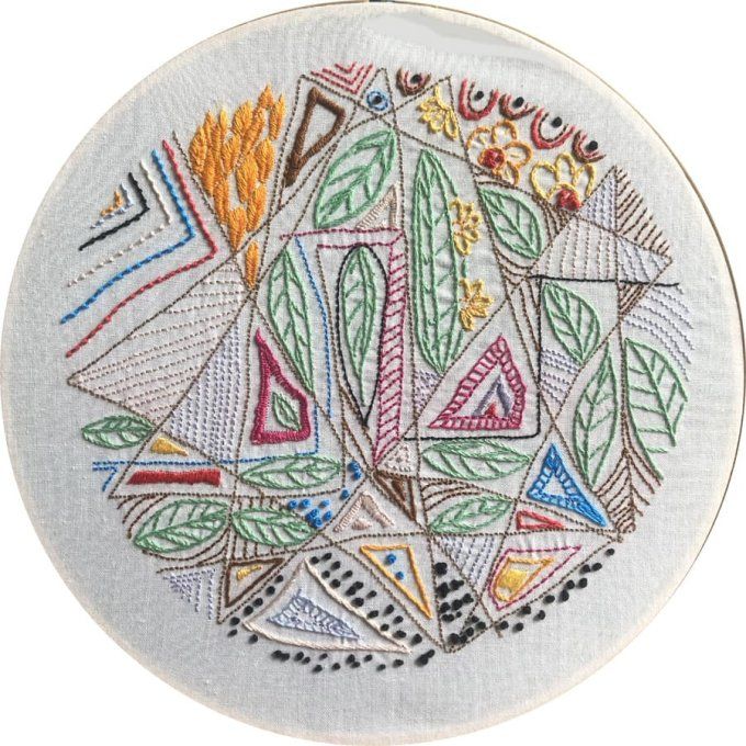 Kit de broderie traditionnelle : GEOMETRIE