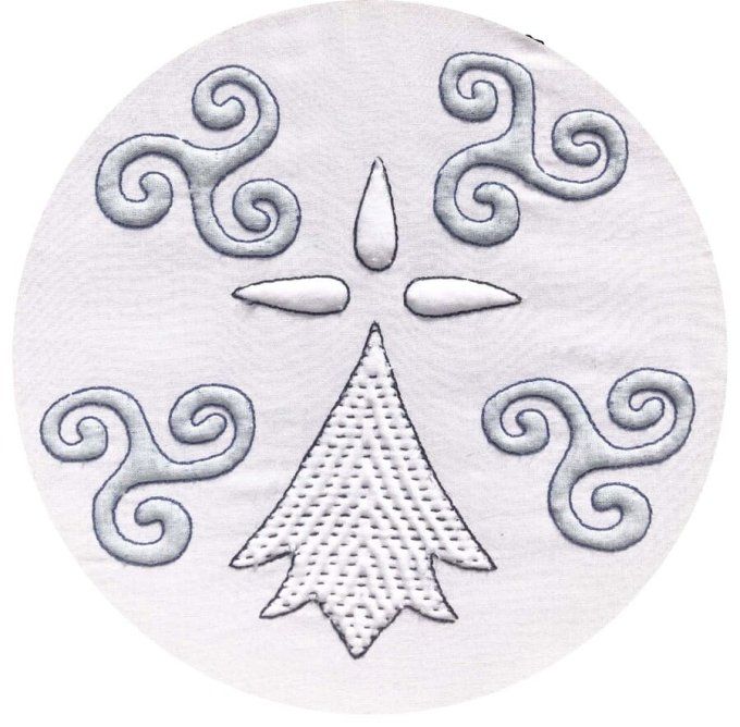 Kit de Boutis : Hermine Bretonne TOUT COULEUR