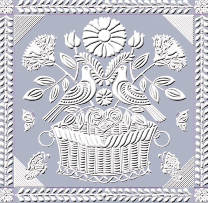 Idylle Tendre (44 x 42 cm) Sophie Delhomme