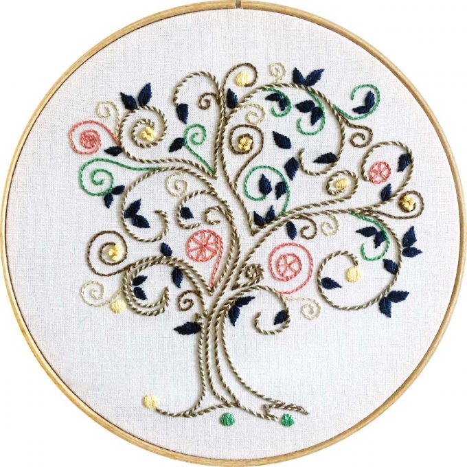 kit de broderie Mon arbre d'été