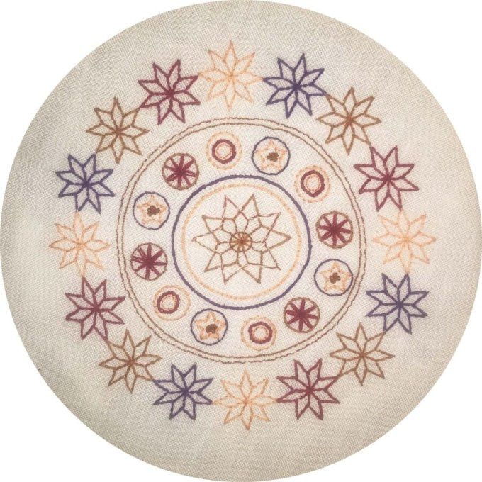 Kit de broderie traditionnelle : Myriade d'étoiles