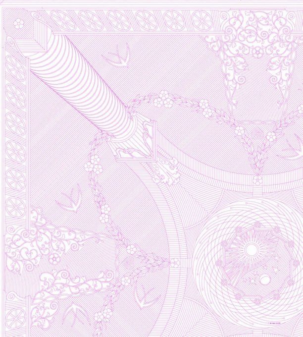 Boutis : Kiosque (≈ 145 * 145 cm )