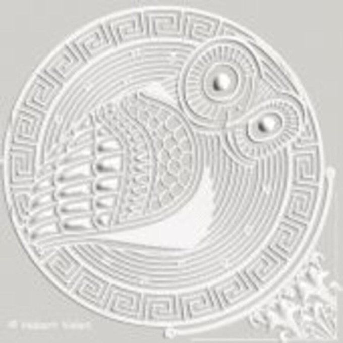 Boutis : Chouette aux Acanthes d'Hubert Valeri