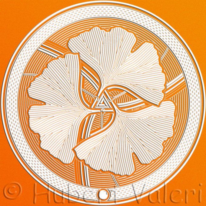 Boutis : Ginko d'Hubert Valeri