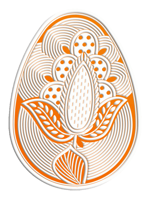 Boutis : Œuf Vérone (≈ 16 x 22,5 cm ) d'Hubert Valeri