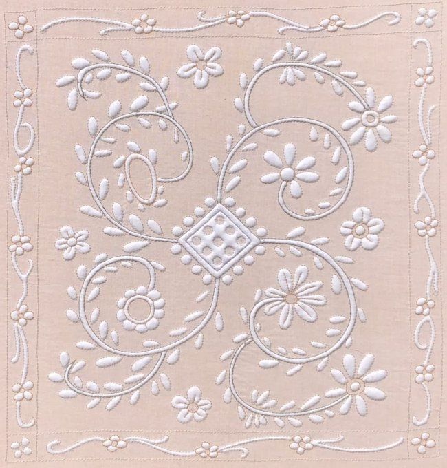 Volutes Fleuries (29 x 32 cm) Sophie Delhomme